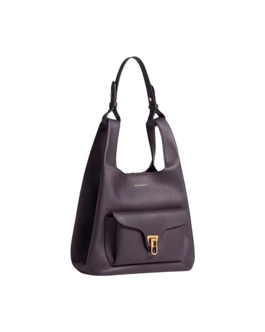 Coccinelle Purple Shoulder Bags