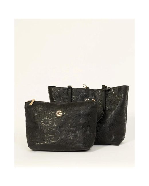 Gattinoni Black Tote Bags