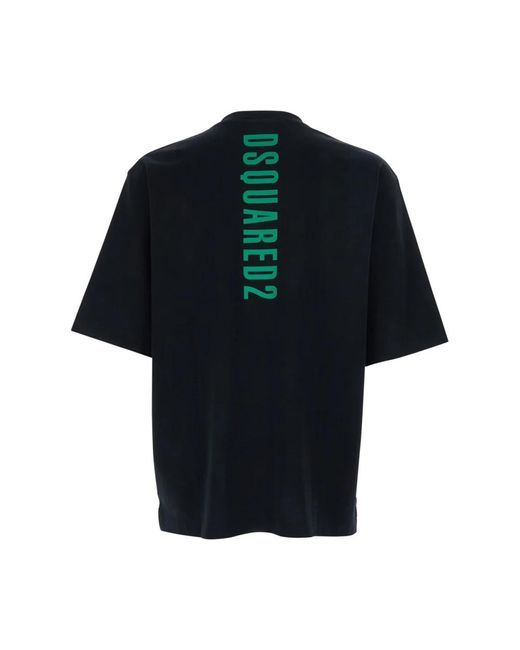 DSquared² Tops ,Zwart ,Losse Pasvorm in het Black voor heren