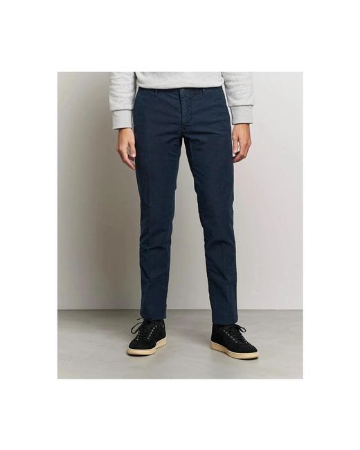 Incotex Blue Chinos for men
