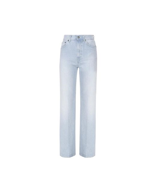 Dondup Blue Straight Jeans