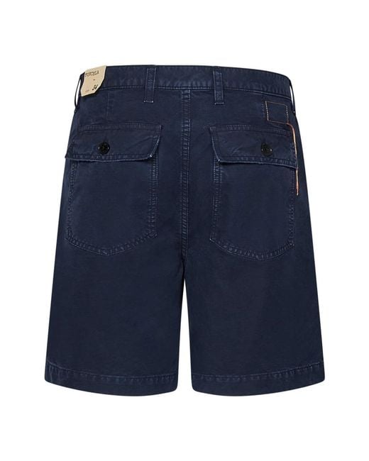 Fortela Blue Casual Shorts for men