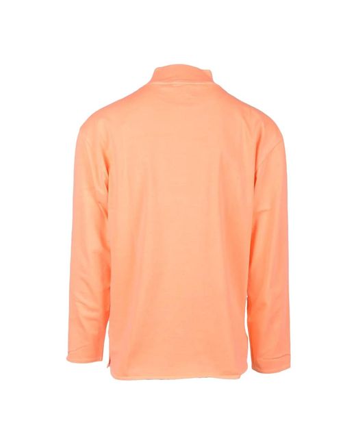 ERL Truien & Vesten ,Oranje ,Katoen Tshirt in het Orange voor heren