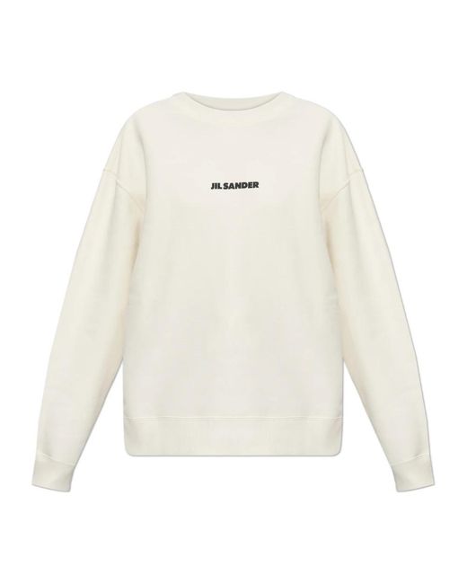 Jil Sander White Sweatshirts
