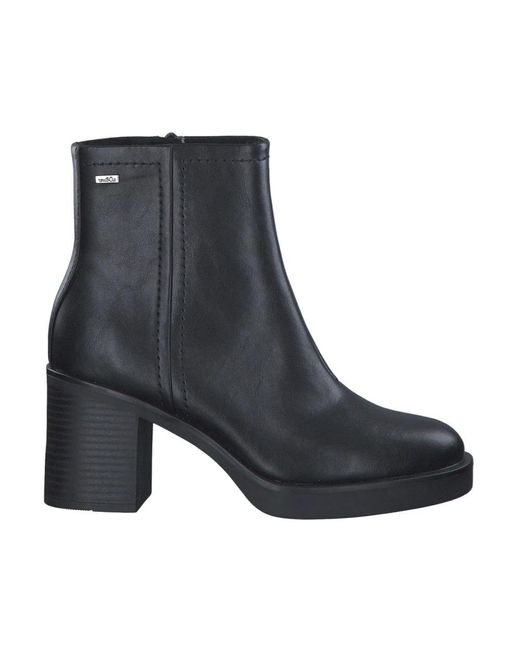 S.oliver Black Heeled Boots