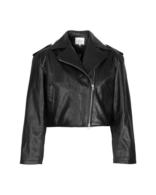 Envelope Jassen ,Zwart ,Leer Petit Biker Jacket in het Black