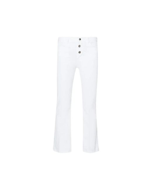Liu Jo White Cropped Jeans