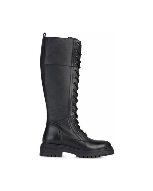 Lace-Up Boots Geox de color Black