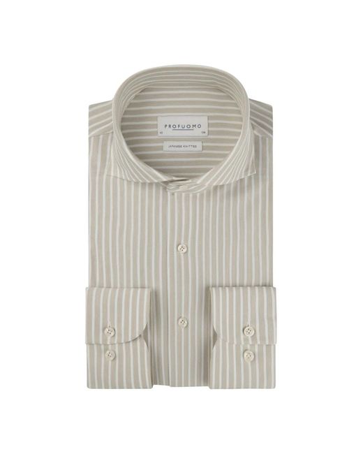 Profuomo Casual Overhemden in het Gray voor heren