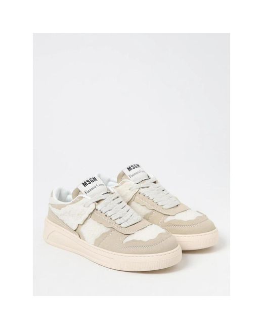 MSGM White Sneakers for men