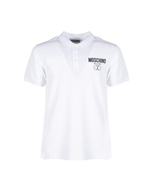 Moschino Polo's in het White voor heren