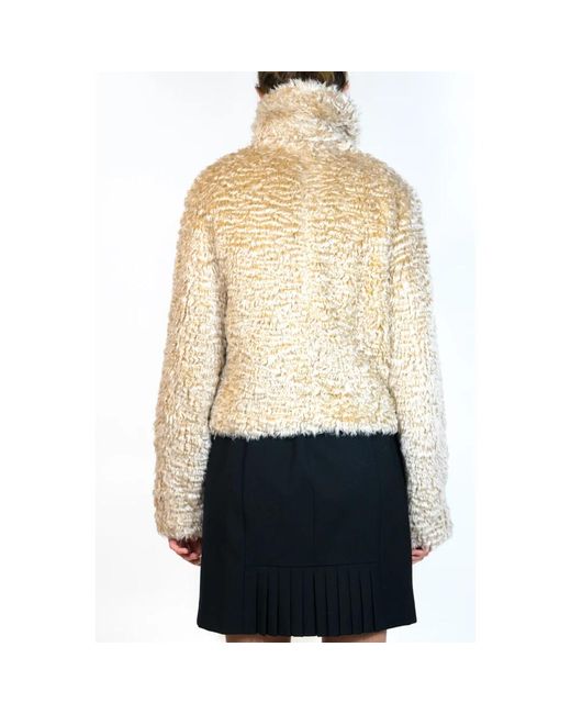 Jackets > faux fur & shearling jackets Armani en coloris Natural
