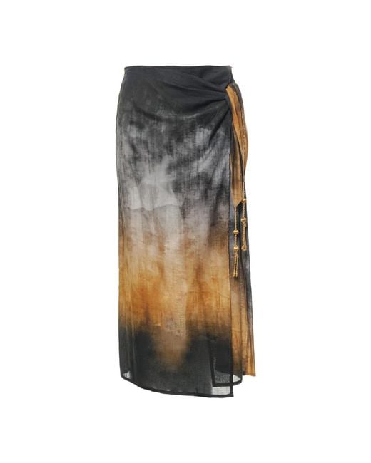 Souvenir Clubbing Brown Midi Skirts
