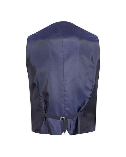 Tagliatore Blue Suit Vests for men