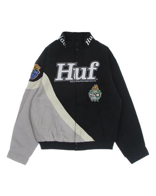 Huf Gray Light Jackets for men