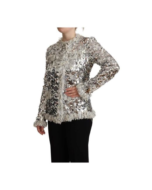 Dolce & Gabbana Gray Light Jackets