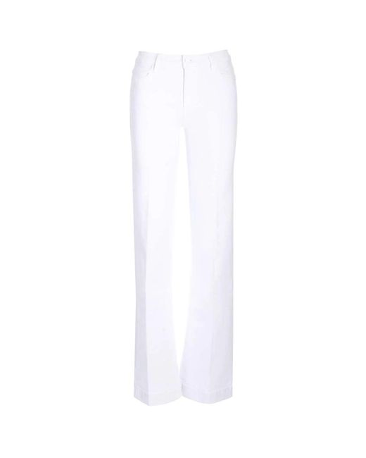 PAIGE White Straight Jeans