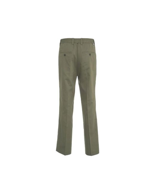 Straight Trousers Paolo Pecora de hombre de color Green
