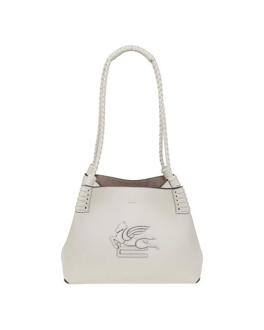 Etro White Shoulder Bags