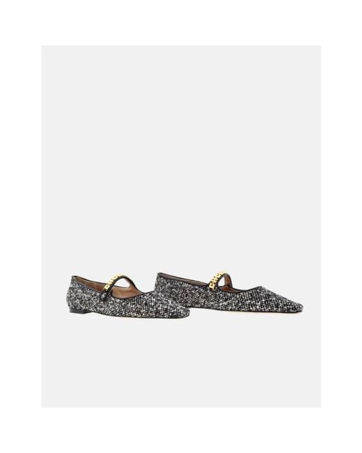 Carolina Herrera White Ballerina Shoes