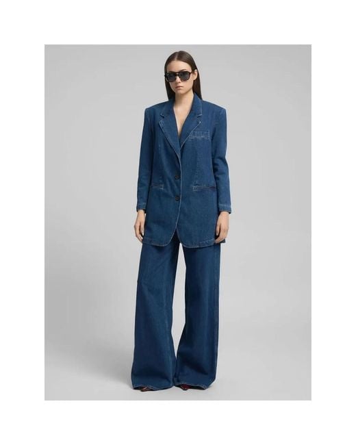 Replay Blue Wide Jeans