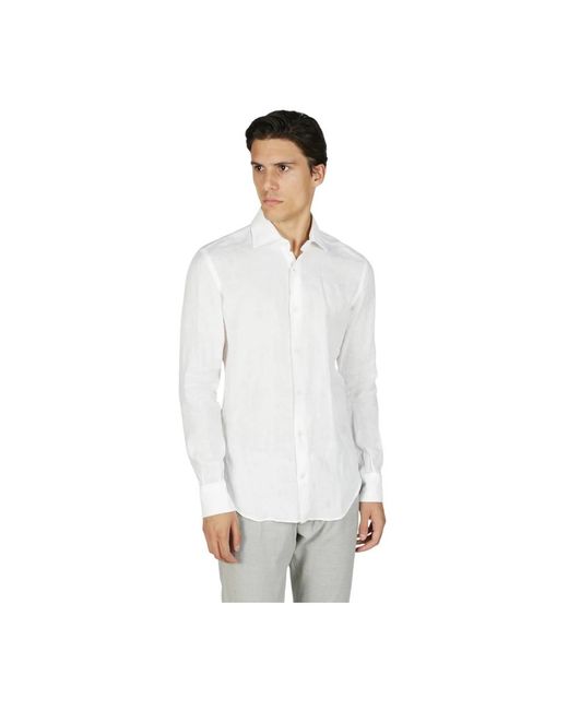 Eleventy White Formal Shirts for men