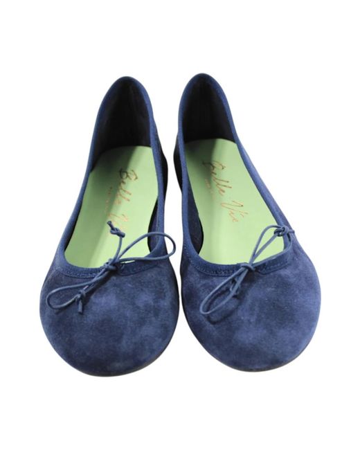 BELLE VIE Blue Ballerinas