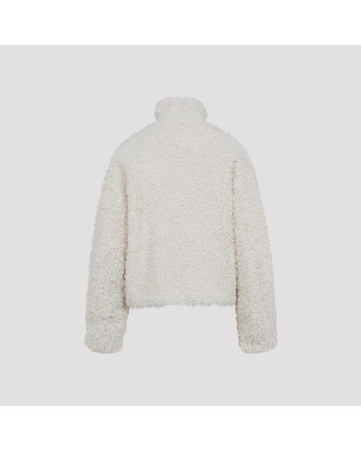 Faux Fur & Shearling Jackets Jil Sander en coloris Gray