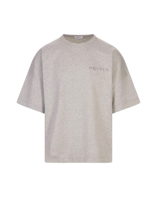 Alexander McQueen T-Shirts in het Gray voor heren