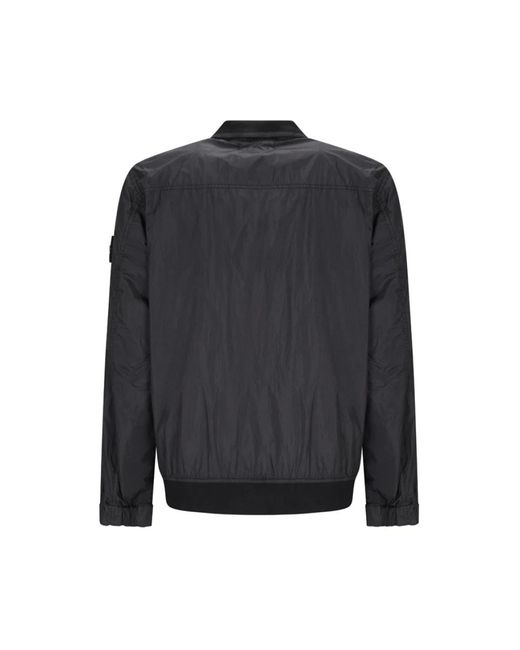 Stone Island Black Light Jackets for men