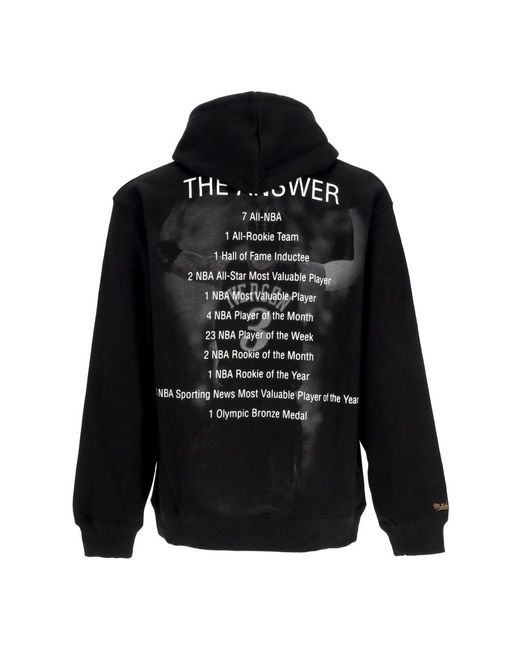 Hoodies Mitchell & Ness pour homme en coloris Black