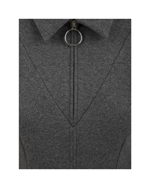 Beatrice B. Kleedjes ,Grijs ,Fleece Jurk Model 24Fa 6327 in het Black