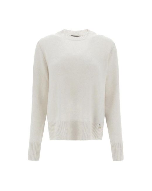Herno White Cashmere Knitwear