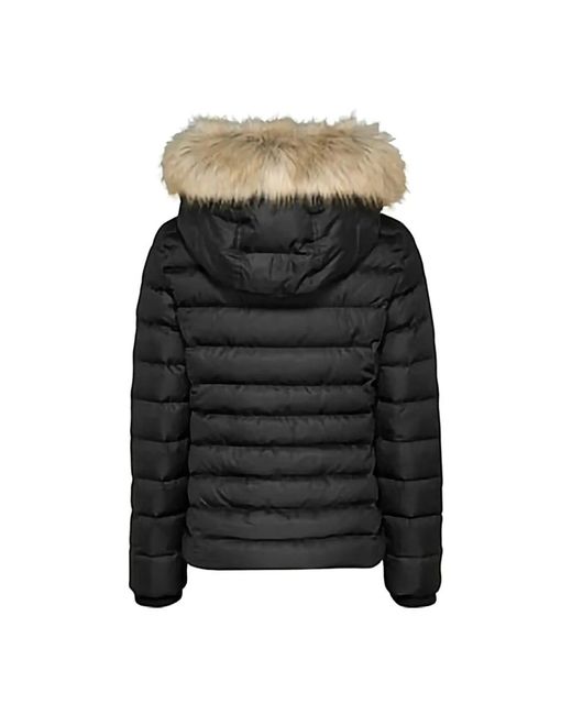 Tommy Hilfiger Black Winter Jackets
