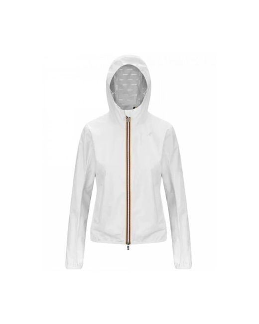 K-Way White Light Jackets