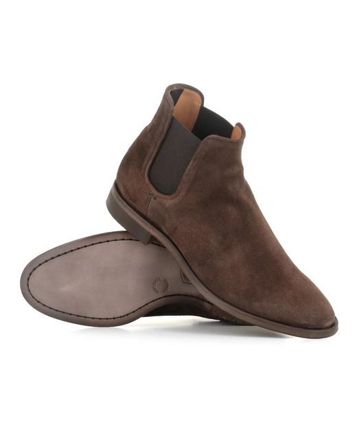 Alberto Fasciani Brown Chelsea Boots