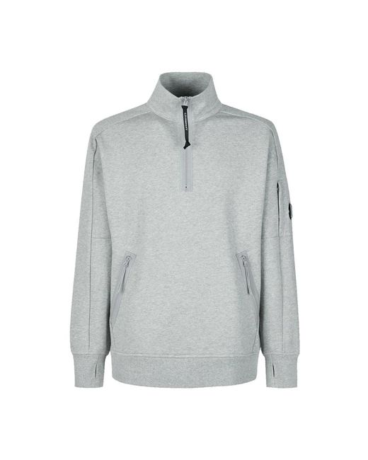 C P Company Gray Sweatshirts for men
