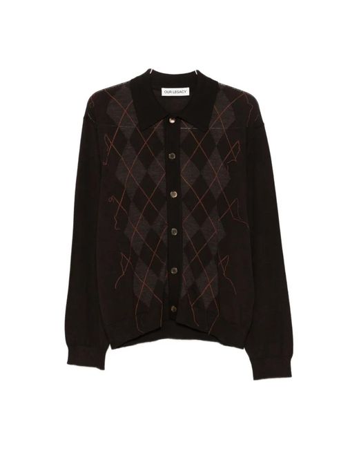 Our Legacy Cardigans in het Black voor heren