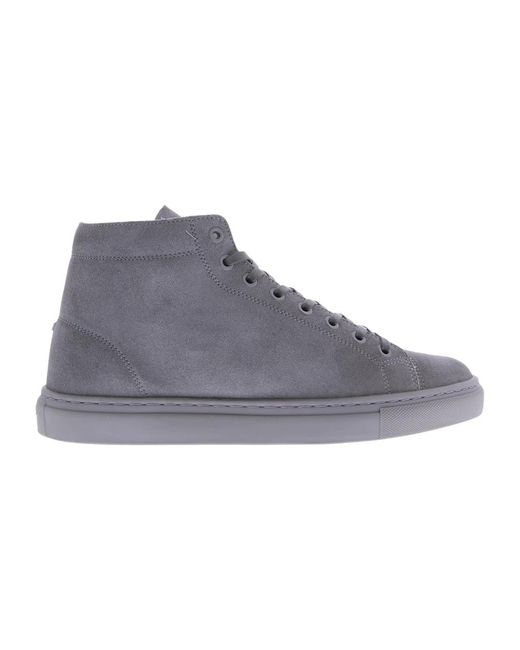 ETQ Amsterdam Premium suede dove grey sneakers in Gray für Herren
