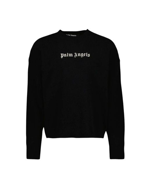 Palm Angels Black Sweatshirts for men