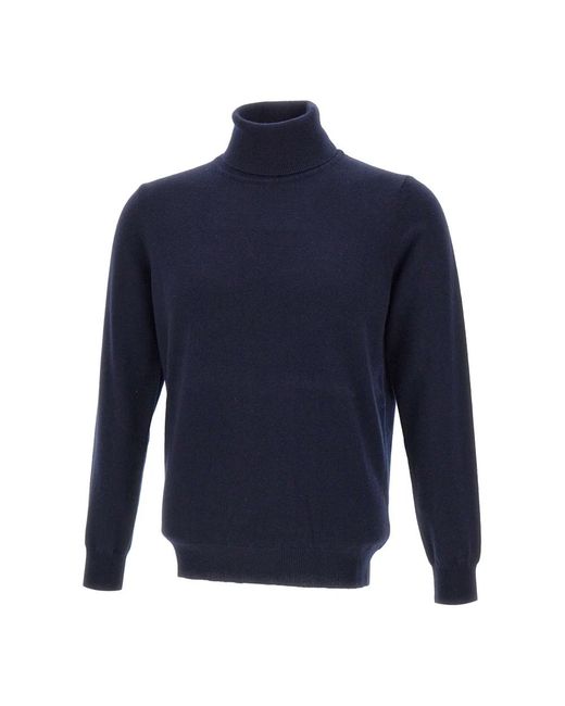 Kangra Blue Cashmere Knitwear for men