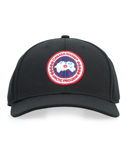 Canada Goose Accessoires ,Zwart ,Polyester Arctic Adjustable Cap in het Black voor heren