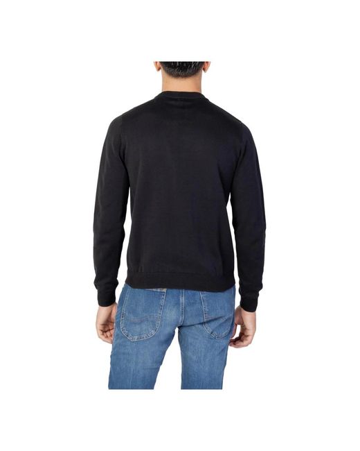 Antony Morato Black Round-Neck Knitwear for men