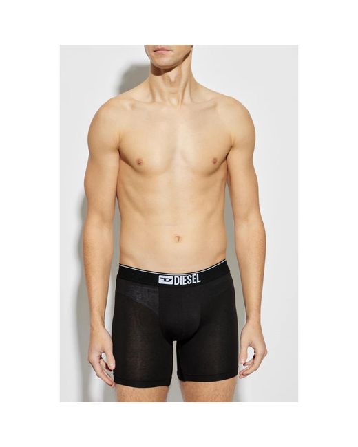 DIESEL Ondergoed ,Zwart ,Katoen Drie Boxershorts in het Black voor heren