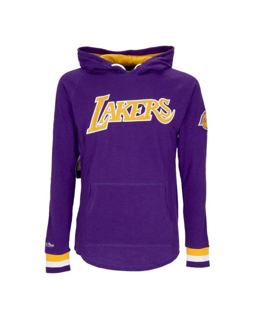 Mitchell & Ness Hoodies & Sweatvesten ,Paars ,Katoen Nba Legendary Slub Hoodie Paars in het Purple voor heren