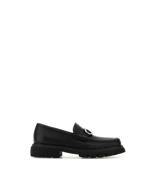 Loafers di Ferragamo in Black da Uomo