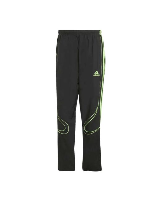 Adidas Fitness ,Zwart ,Zwarte Teamgeist Trackpants in het Gray voor heren