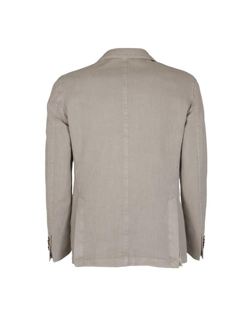 L.b.m. 1911 Diagonal linen jacket in Gray für Herren