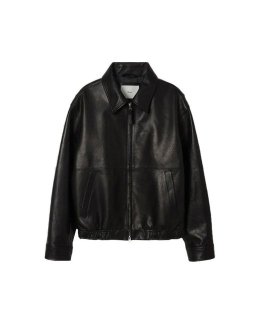 DUNST Black Leather Jackets for men
