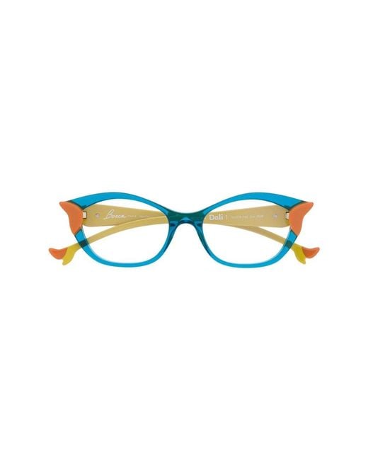 Face A Face Blue Glasses